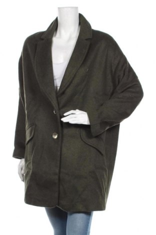 Dámský kabát  Motivi, Velikost L, Barva Zelená, 46%acryl, 28% vlna, 22% polyester, 2% polyamide, 2% bavlna, Cena  2 598,00 Kč