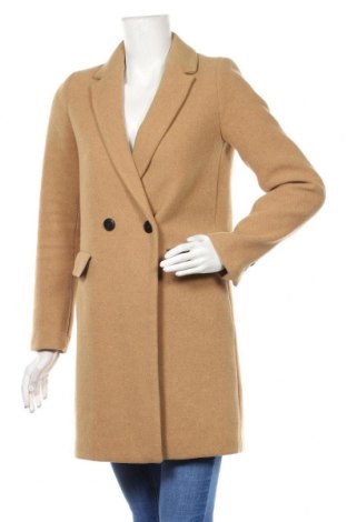 Дамско палто Zara, Размер XS, Цвят Кафяв, Цена 87,00 лв.
