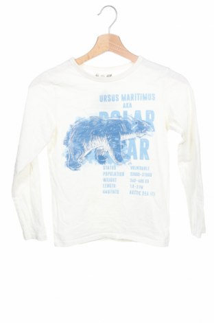 Dziecięca bluzka H&M, Rozmiar 8-9y/ 134-140 cm, Kolor Biały, Bawełna, Cena 63,00 zł