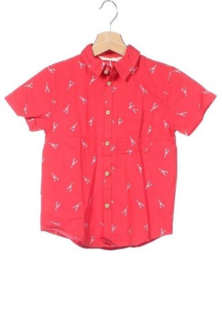 Детска риза Mango, Размер 5-6y/ 116-122 см, Цвят Червен, Памук, Цена 29,90 лв.