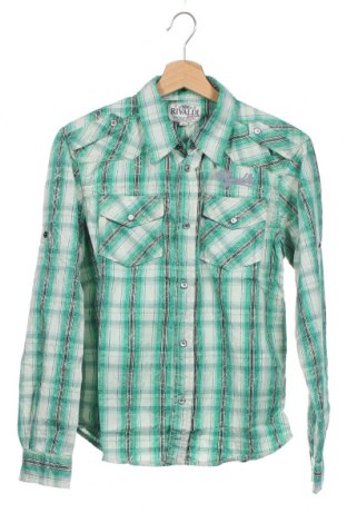 Детска риза Rivaldi, Размер 13-14y/ 164-168 см, Цвят Зелен, 70% памук, 30% полиестер, Цена 24,50 лв.
