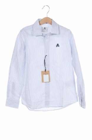 Детска риза Scalpers, Размер 7-8y/ 128-134 см, Цвят Бял, Памук, Цена 35,60 лв.