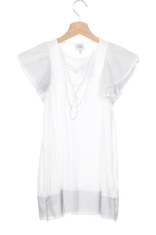 Dětské šaty  Armani Junior, Velikost 5-6y/ 116-122 cm, Barva Bílá, 95% viskóza, 5% elastan, Cena  1 657,00 Kč