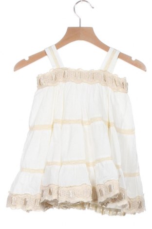 Детска рокля TWINSET, Размер 9-12m/ 74-80 см, Цвят Екрю, Памук, Цена 111,75 лв.