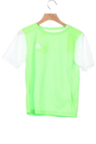 Детска тениска Adidas, Размер 6-7y/ 122-128 см, Цвят Зелен, Полиестер, Цена 29,40 лв.