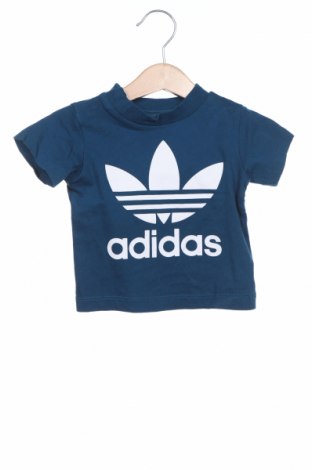 Детска тениска Adidas Originals, Размер 3-6m/ 62-68 см, Цвят Син, Памук, Цена 26,00 лв.