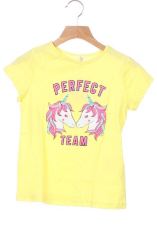 Детска тениска Defacto, Размер 5-6y/ 116-122 см, Цвят Жълт, Памук, Цена 21,75 лв.