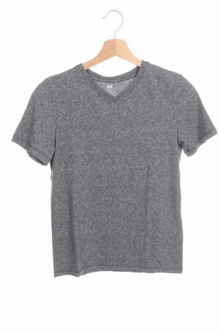 Dziecięcy T-shirt H&M, Rozmiar 10-11y/ 146-152 cm, Kolor Szary, 60% bawełna, 40% poliester, Cena 63,00 zł