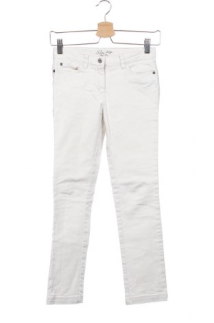 Dziecięce jeansy Cyrillus, Rozmiar 9-10y/ 140-146 cm, Kolor ecru, 98% bawełna, 2% elastyna, Cena 72,00 zł
