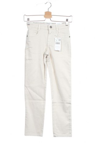 Dziecięce jeansy Mango, Rozmiar 9-10y/ 140-146 cm, Kolor Beżowy, 98% bawełna, 2% elastyna, Cena 84,50 zł