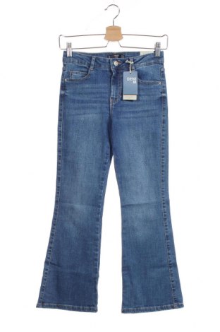 Dziecięce jeansy Mango, Rozmiar 11-12y/ 152-158 cm, Kolor Niebieski, 99% bawełna, 1% elastyna, Cena 87,75 zł