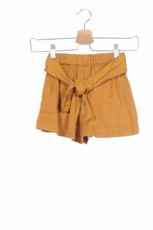Детски къс панталон Mango, Размер 4-5y/ 110-116 см, Цвят Бежов, Тенсел, Цена 30,66 лв.