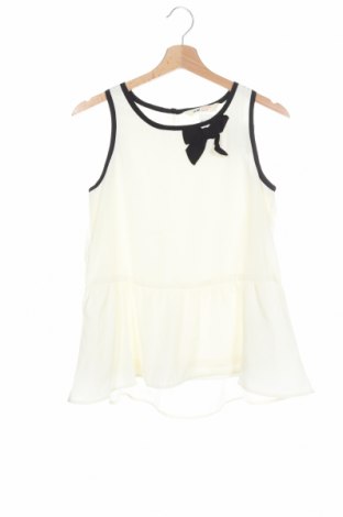 Μπλουζάκι αμάνικο παιδικό H&M, Μέγεθος 12-13y/ 158-164 εκ., Χρώμα Εκρού, Πολυεστέρας, Τιμή 17,32 €
