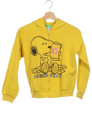 Kinder Sweatshirts United Colors Of Benetton, Größe 9-10y/ 140-146 cm, Farbe Gelb, Baumwolle, Preis 17,68 €