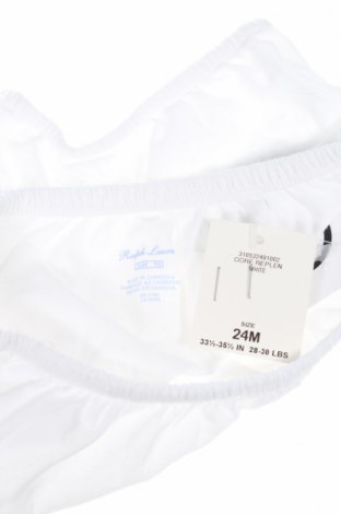 Kinderunterwäsche Ralph Lauren, Größe 18-24m/ 86-98 cm, Farbe Weiß, Baumwolle, Preis 17,09 €