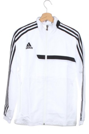 Детско спортно яке Adidas, Размер 13-14y/ 164-168 см, Цвят Бял, Полиестер, Цена 77,35 лв.