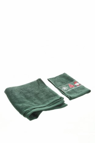 Комплект кърпи Cotton Made In Africa, Цвят Зелен, Памук, Цена 29,88 лв.