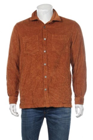 Мъжка риза Angelo Litrico, Размер M, Цвят Кафяв, Памук, Цена 8,74 лв.