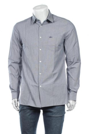 Ανδρικό πουκάμισο Lacoste, Μέγεθος L, Χρώμα Μπλέ, Βαμβάκι, Τιμή 73,38 €
