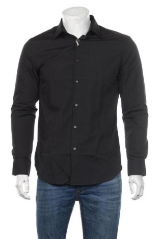 Ανδρικό πουκάμισο Rodier, Μέγεθος M, Χρώμα Μαύρο, 65% πολυεστέρας, 35% βαμβάκι, Τιμή 47,91 €