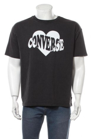 Мъжка тениска Converse, Размер M, Цвят Черен, Памук, Цена 44,85 лв.