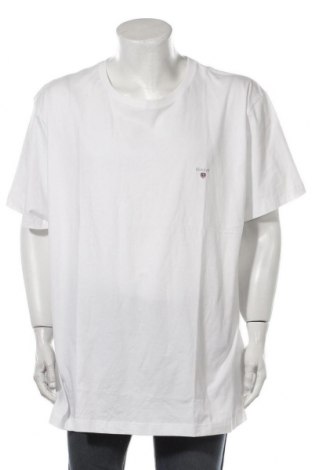 Ανδρικό t-shirt Gant, Μέγεθος 5XL, Χρώμα Λευκό, Βαμβάκι, Τιμή 54,91 €