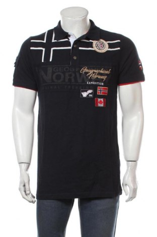 Ανδρικό t-shirt Geographical Norway, Μέγεθος XL, Χρώμα Μπλέ, Βαμβάκι, Τιμή 30,16 €
