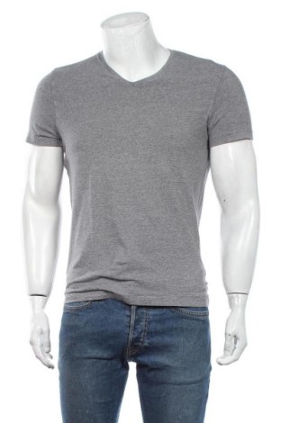 Męski T-shirt H&M, Rozmiar M, Kolor Szary, 95% bawełna, 5% elastyna, Cena 69,00 zł