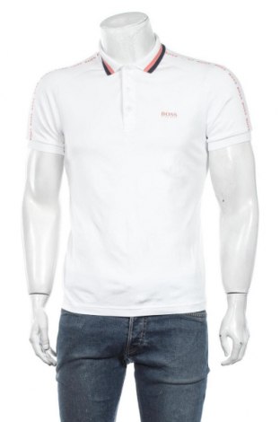 Мъжка тениска Hugo Boss, Размер M, Цвят Бял, Памук, Цена 119,25 лв.
