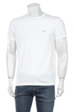 Мъжка тениска Hugo Boss, Размер L, Цвят Бял, Памук, Цена 119,25 лв.