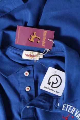 Мъжка тениска Pieter Van Beck, Размер XL, Цвят Син, Памук, Цена 44,25 лв.