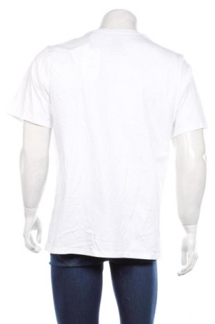 Мъжка тениска Pull&Bear, Размер L, Цвят Бял, Памук, Цена 21,00 лв.