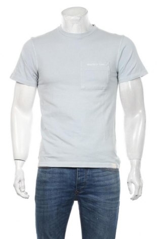 Ανδρικό t-shirt Pull&Bear, Μέγεθος S, Χρώμα Μπλέ, Βαμβάκι, Τιμή 8,97 €