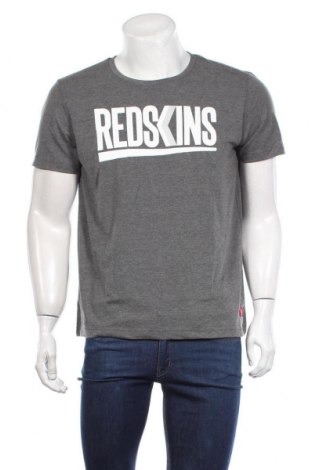Мъжка тениска Redskins, Размер XL, Цвят Сив, 60% памук, 32% полиестер, 8% еластан, Цена 51,75 лв.