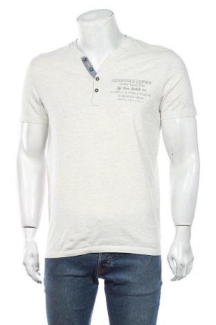 Мъжка тениска Tom Tailor, Размер M, Цвят Сив, Цена 42,00 лв.