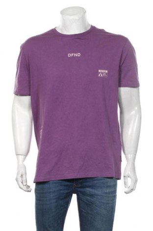Мъжка тениска Zign, Размер L, Цвят Лилав, Памук, Цена 23,40 лв.