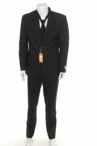 Herrenanzug Oppo Suits, Größe L, Farbe Schwarz, Polyester, Preis 93,42 €