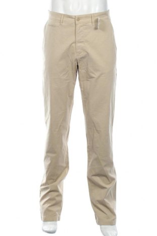Мъжки панталон Atelier GARDEUR, Размер L, Цвят Бежов, 97% памук, 3% еластан, Цена 75,60 лв.