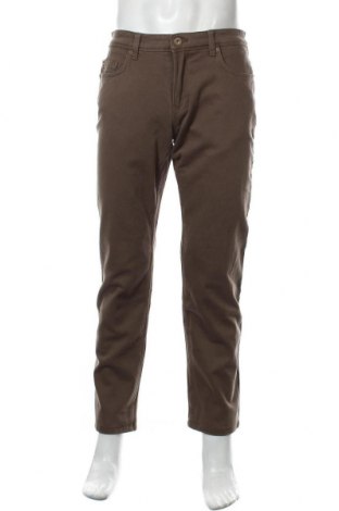 Мъжки панталон C&A, Размер M, Цвят Кафяв, 98% памук, 2% еластан, Цена 22,88 лв.