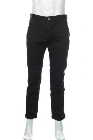 Мъжки панталон Springfield, Размер S, Цвят Черен, 98% памук, 2% еластан, Цена 13,80 лв.