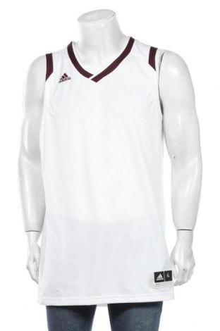 Ανδρική αμάνικη μπλούζα Adidas, Μέγεθος XL, Χρώμα Λευκό, Πολυεστέρας, Τιμή 8,08 €