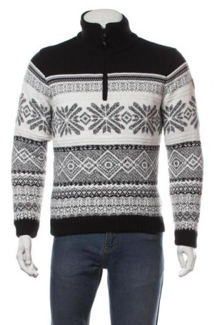 Мъжки пуловер CMP, Размер M, Цвят Черен, 50% акрил, 25% полиамид, 25% вълна, Цена 29,40 лв.