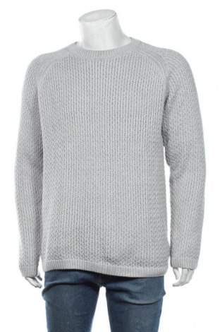 Мъжки пуловер Guido Maria Kretschmer, Размер L, Цвят Сив, Памук, Цена 44,40 лв.