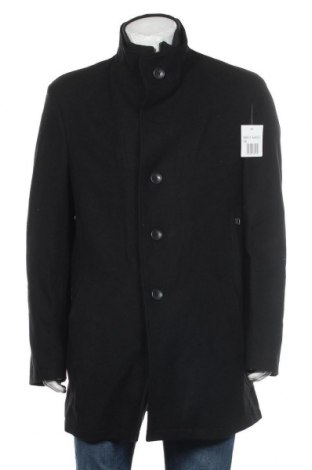 Мъжко палто Bruno Banani, Размер XL, Цвят Черен, 60% вълна, 35% полиестер, 2% полиамид, 3% вискоза, Цена 139,30 лв.