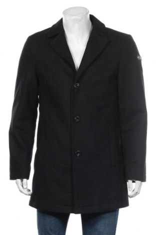 Мъжко палто Milestone, Размер L, Цвят Черен, 70% вълна, 25% полиестер, 5% полиамид, Цена 144,90 лв.