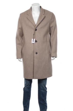 Palton de bărbați Topman, Mărime L, Culoare Maro, Poliester, Preț 412,50 Lei