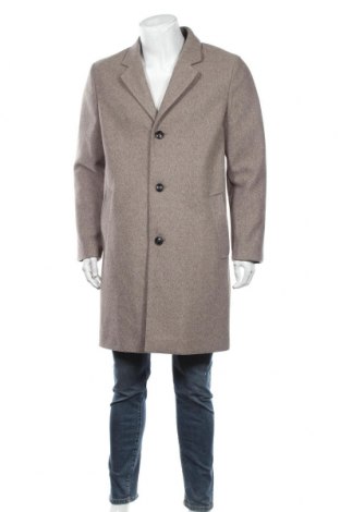 Мъжко палто Topman, Размер M, Цвят Кафяв, Полиестер, Цена 146,30 лв.