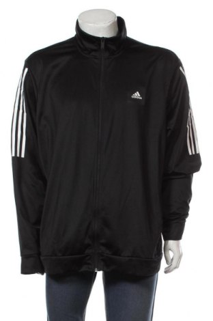 Ανδρική αθλητική ζακέτα Adidas, Μέγεθος XXL, Χρώμα Μαύρο, Πολυεστέρας, Τιμή 33,17 €