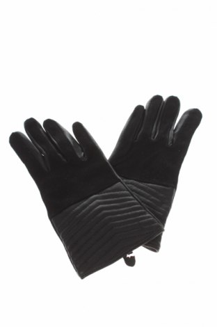 Rękawiczki Bonobo, Kolor Czarny, Skóra naturalna, materiał tekstylny, Cena 105,00 zł