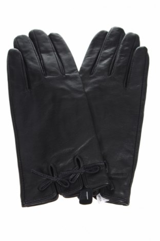 Rękawiczki TWINSET, Kolor Czarny, Skóra naturalna, Cena 185,63 zł